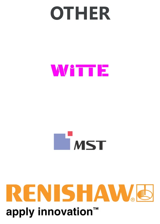Other Equipment — WITTE, MST, RENISHAW